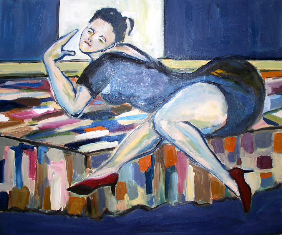 Bunte Decke